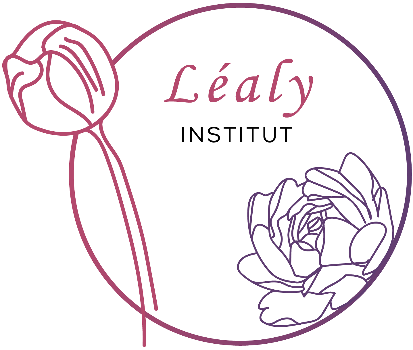 1 Logo de l'institut de beauté Lealy Institut