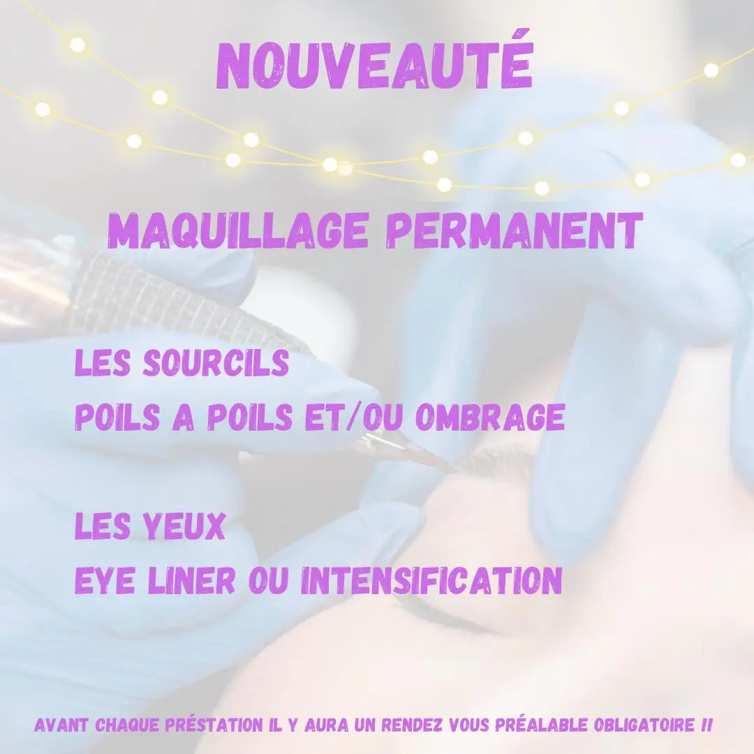 Image sur le Maquillage permanent, nouveauté au sein de l'institut de Beauté Lealy Institut